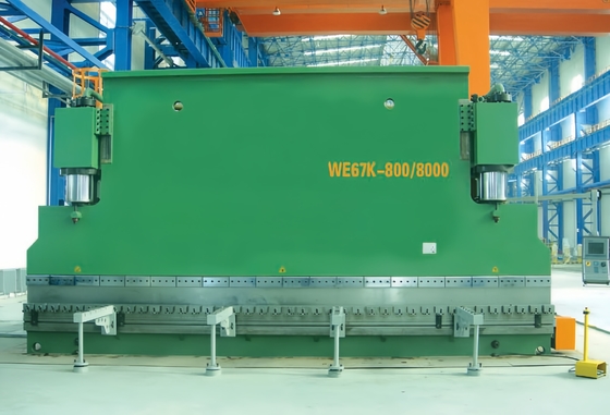 China ELECTRIC-HYDRAULIC SYNCHRONIZATION CNC PRESS BRAKE, WE67K 800/8000 SERIES supplier